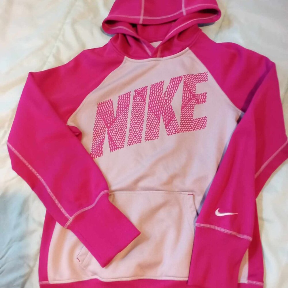 NIKE Hoodie Medium Gray